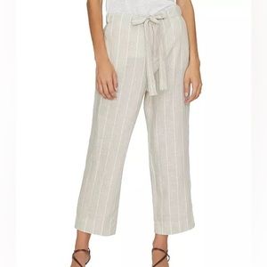 Sanctuary | The Shayne Pants Linen Stripe Cropped 29